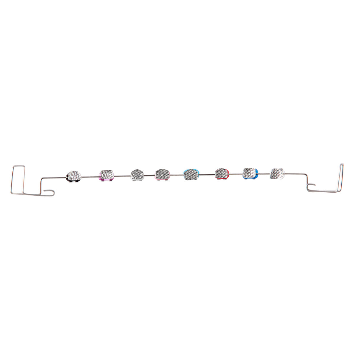 Orthodontic Temporary Tooth Decoration with Metal Archwires Bracket and Ligature Ties 2pcs/Pair - azdentall.com