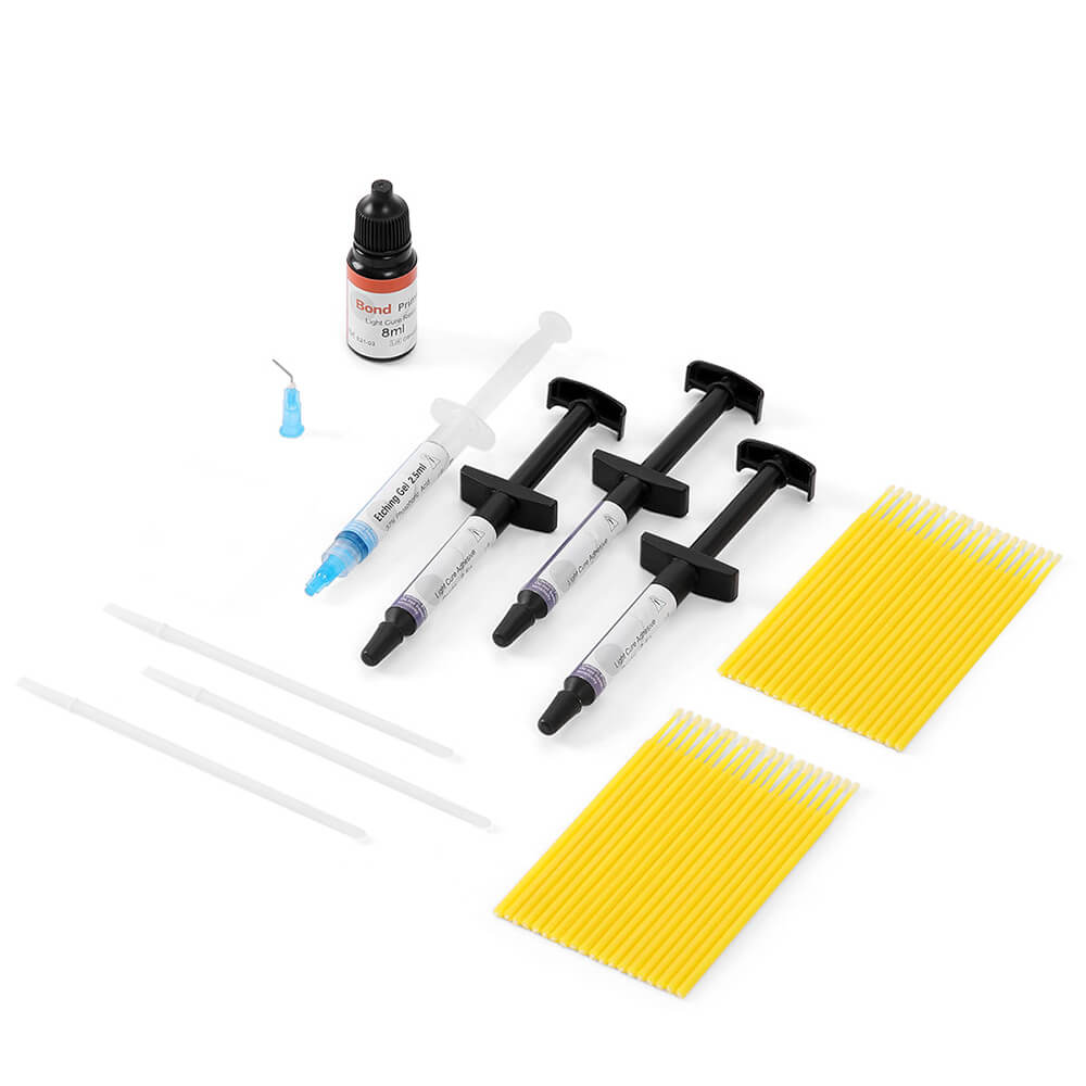 Orthodontic Bonding Light Cure Adhesive Kit Syringes 3pcs 10.5g - azdentall.com