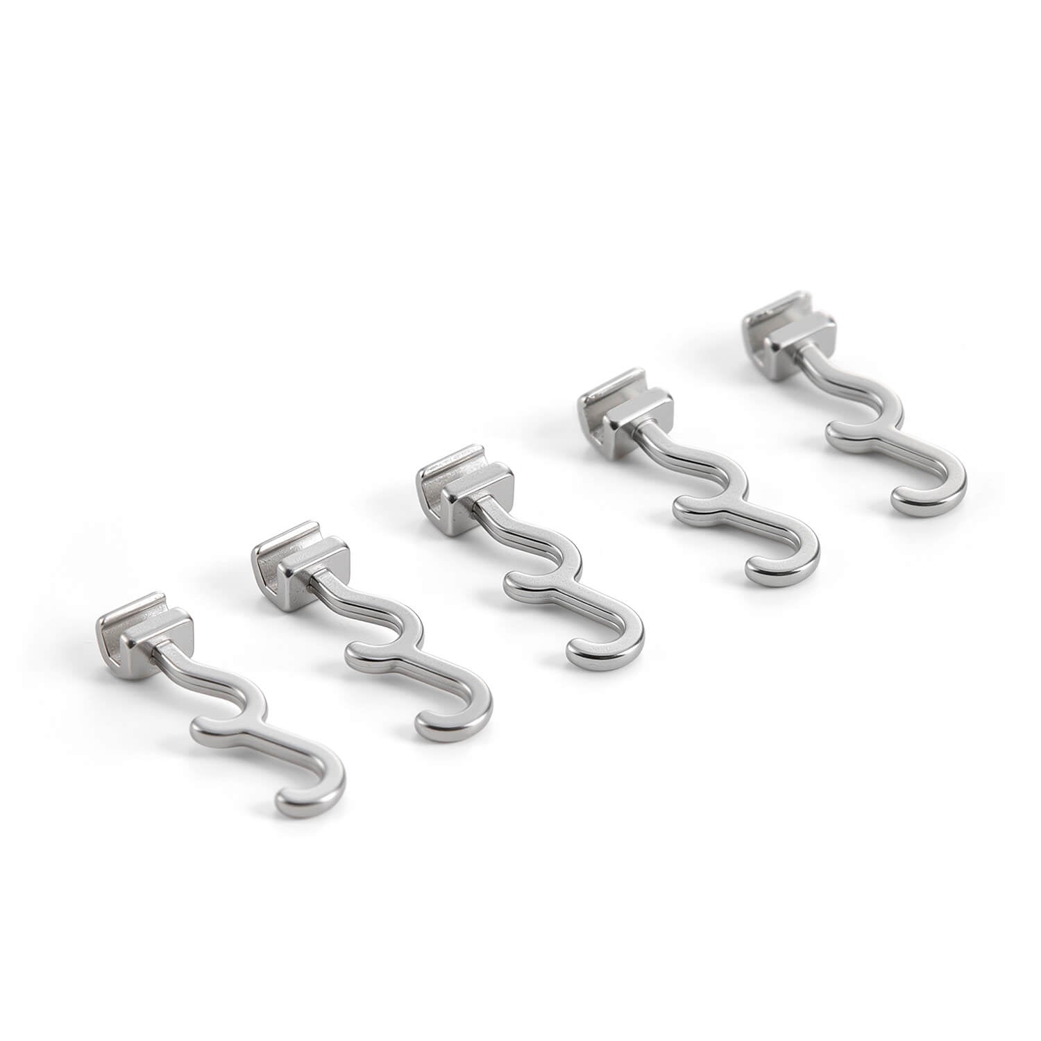 Dental Crimpable Hooks Double Long Left/ Right 7mm 10pcs/Bag - azdentall.com