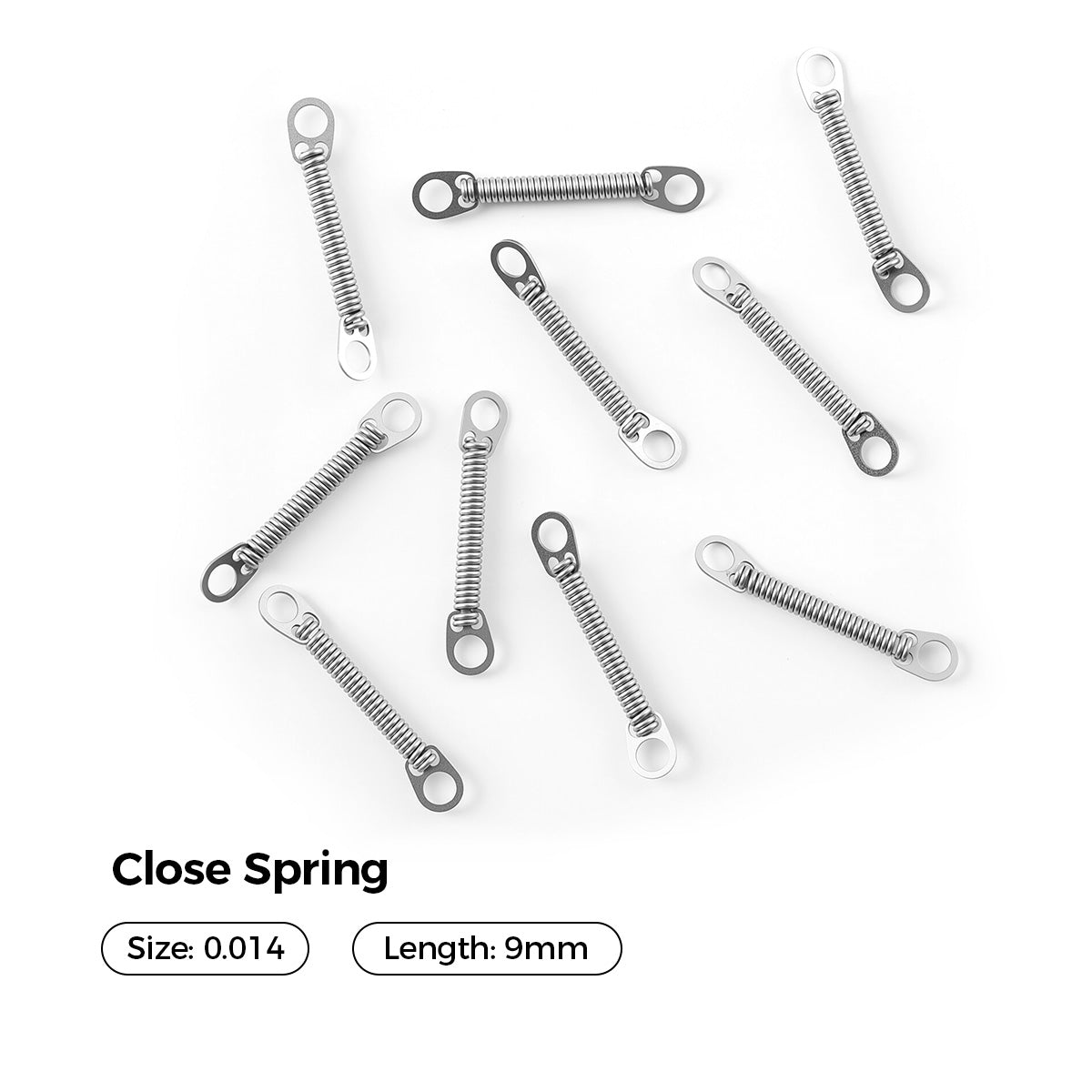 AZDENT Dental Orthodontic Accessory Closed Coil Spring 0.014 9mm 10pcs/Bag - azdentall.com