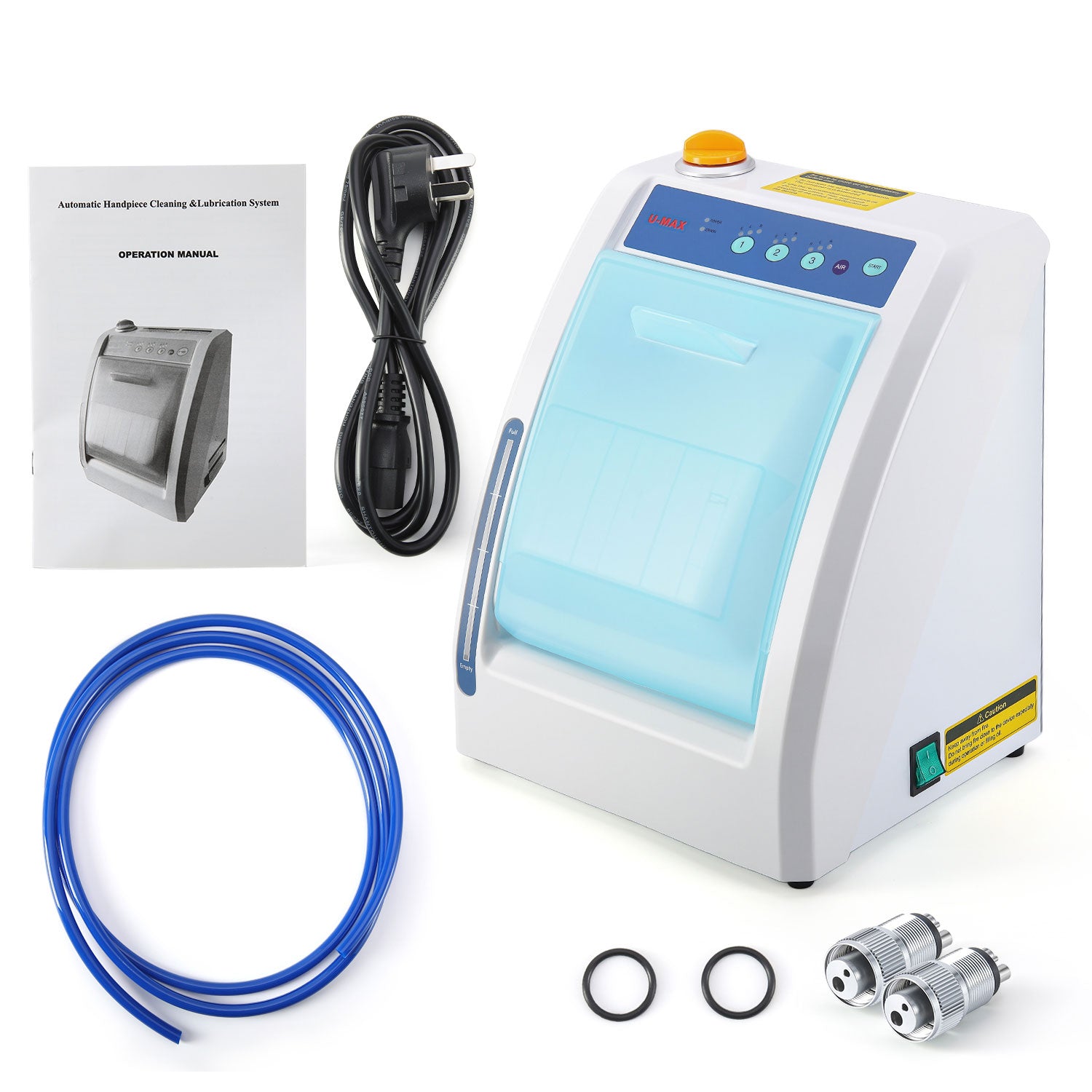 Dental Automatic Handpiece Maintenance Lubrication System Oiling Cleaner Machine Blue/Grey - azdentall.com
