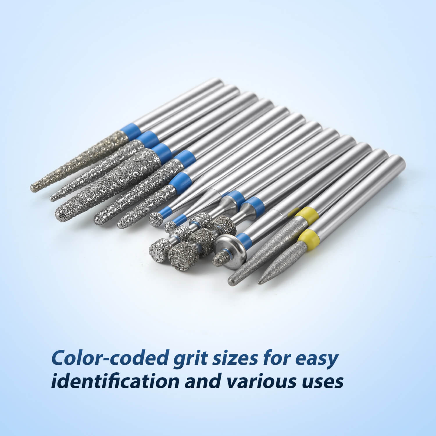 Dental Diamond Bur Anterior Veneer Kit FG 1.6mm 12pcs/Kit - azdentall.com