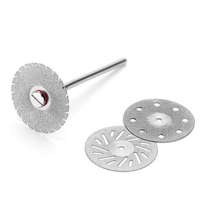 Dental Lab Thin Diamond Disc Cutting Double Side Disk Tool For Polisher Machine Mixed 11 Models - azdentall.com