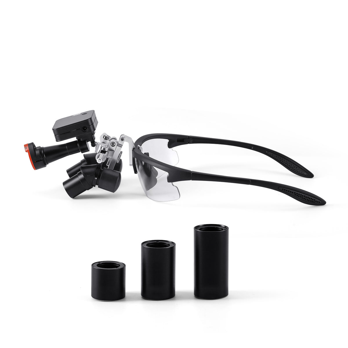 Ergonomic Dental Loupes LED Headlight with 4.0X 5.0X 6.0X Magnetic Interchangeable Magnification Lenses