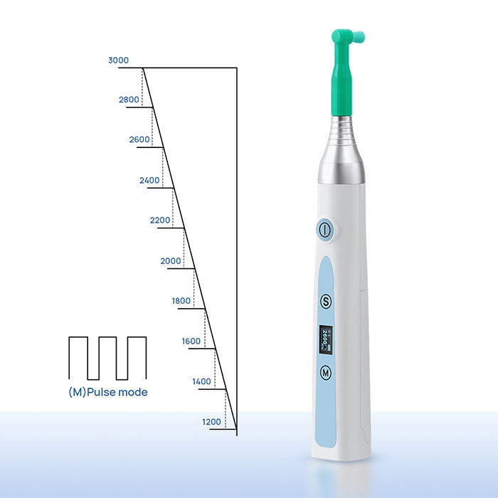 Dental Cordless Hygiene Prophy Handpiece 10 Speed Settings Prophy Angle 360° Rotating Nose Cone Detachable - azdentall.com