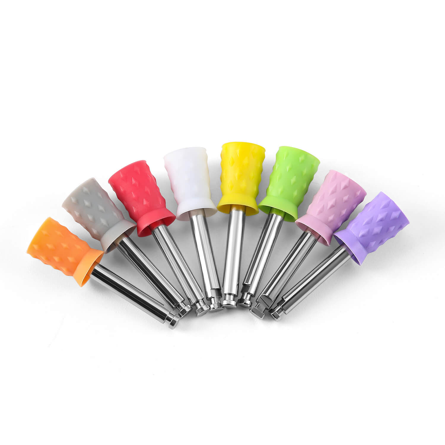 AZDENT Dental Rubber Dual-use Polishing Prophy Cup Brush Soft/Hard Cup RA2.35mm 10pcs/Box - azdentall.com