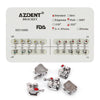 AZDENT Dental Metal Brackets Standard Roth Slot .022 Hooks on 345 20pcs/Pk - azdentall.com