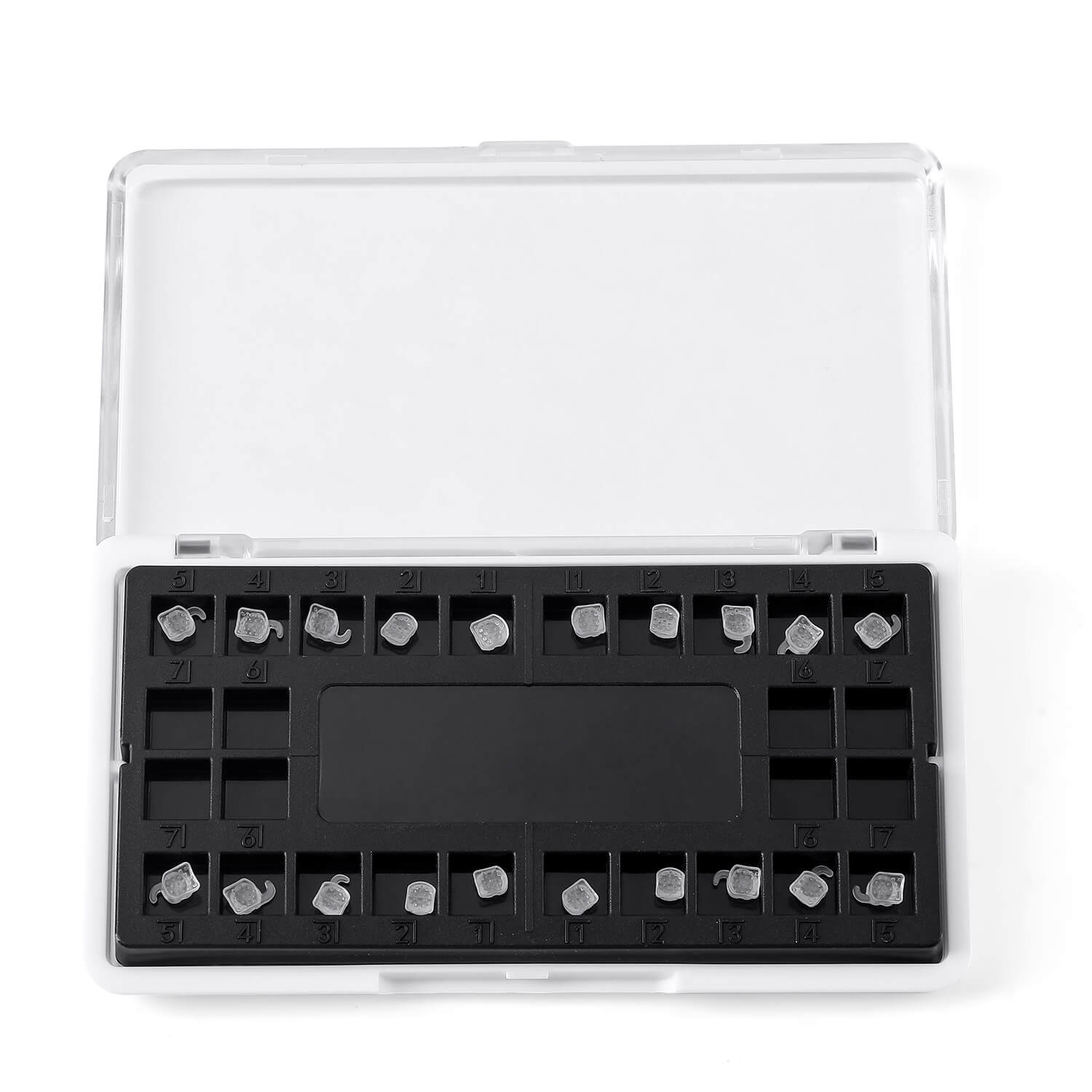 AZDENT Dental 2G Clear Ceramic Bracket Roth/MBT 0.022 Hooks On 345 20pcs/Box - azdentall.com