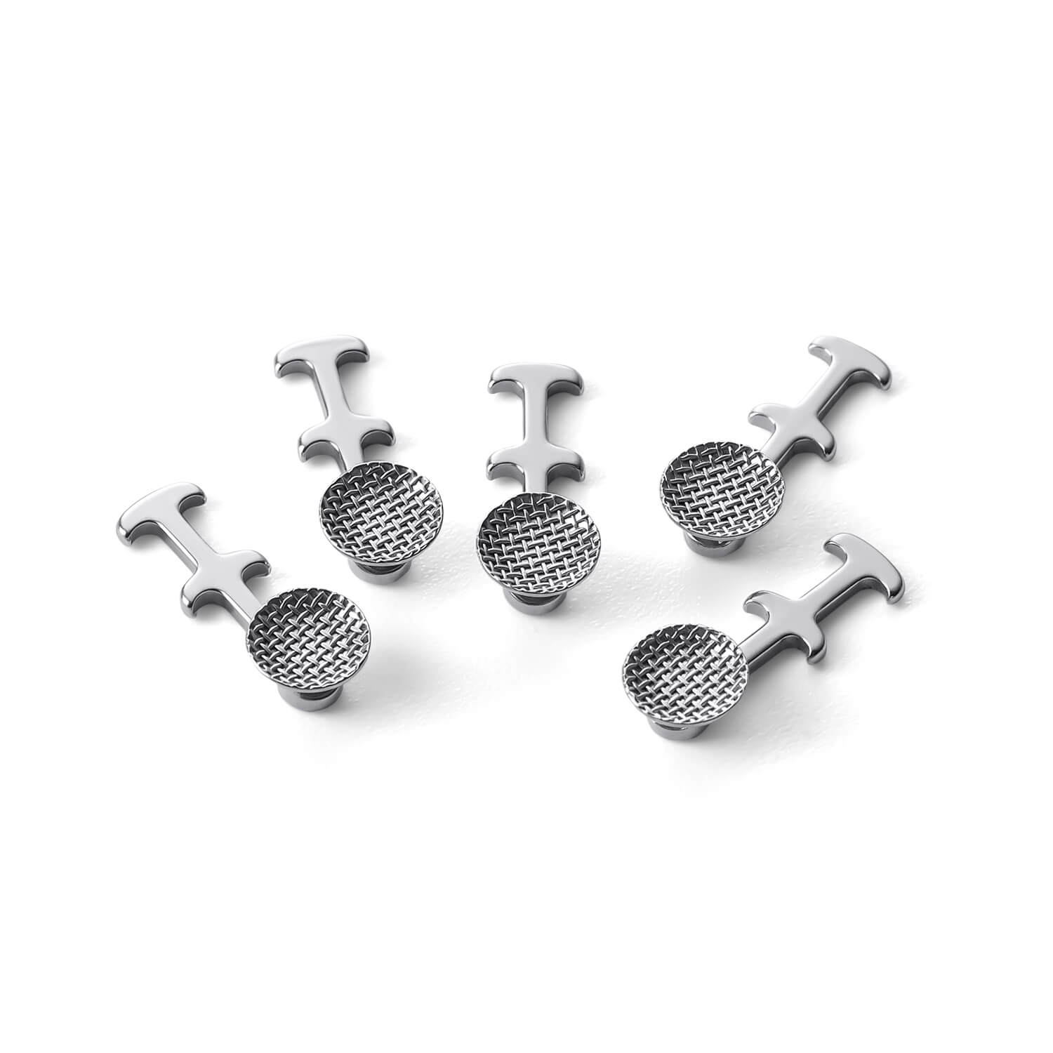 AZDENT Orthodontic Multi Hook Lingual Buttons Bondable Round Mesh Base 10pcs/Bag - azdentall.com