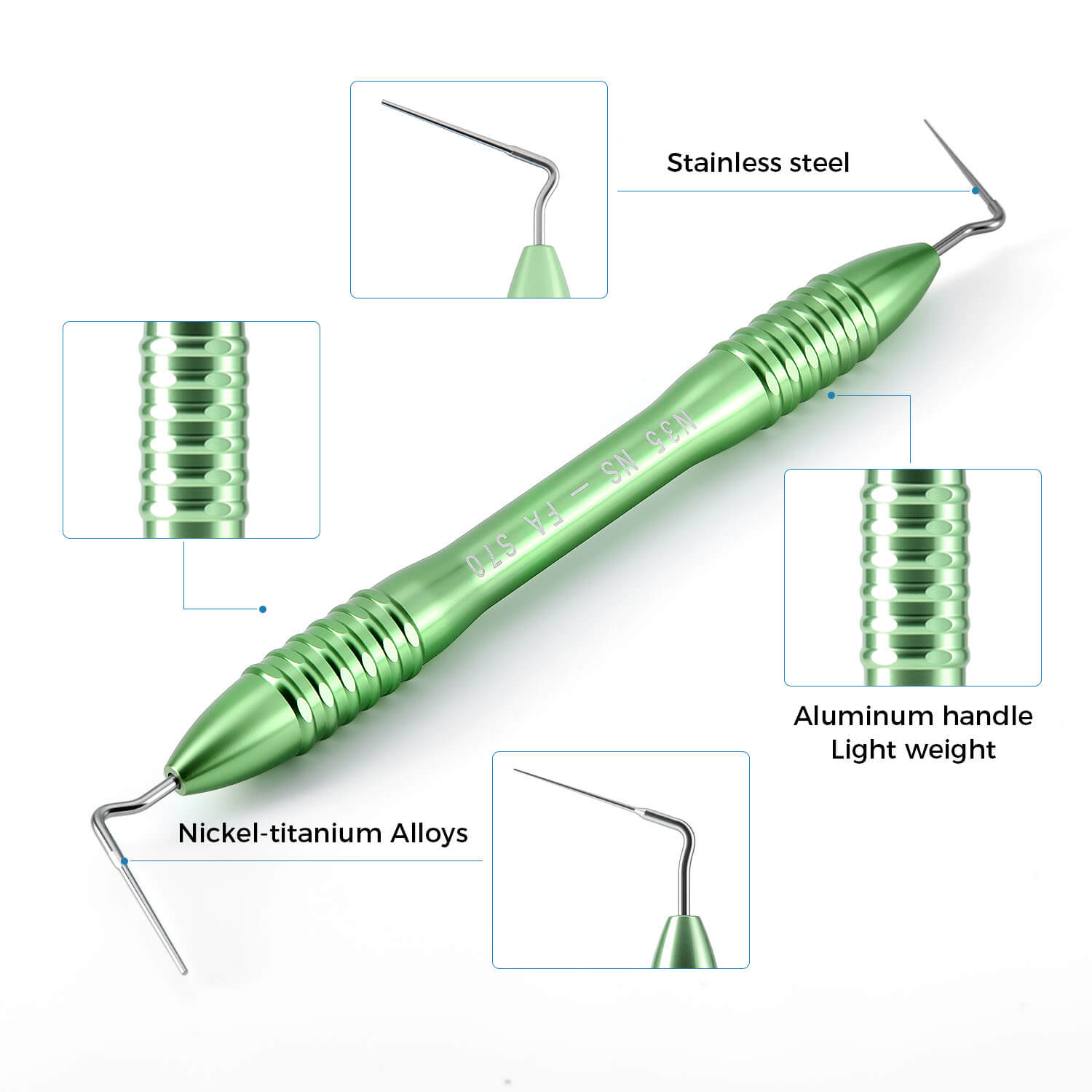 Dental Endodontic Hand Plugger Tips Obturation Root Canal Filling Instrument - azdentall.com