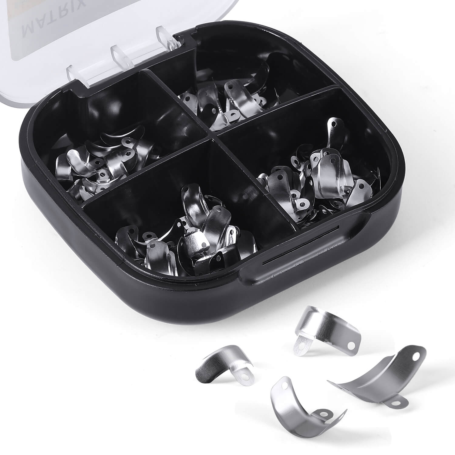 Dental Matrix Bands Sectional Contoured Metal Matrices Matrix 100pcs/Box - azdentall.com