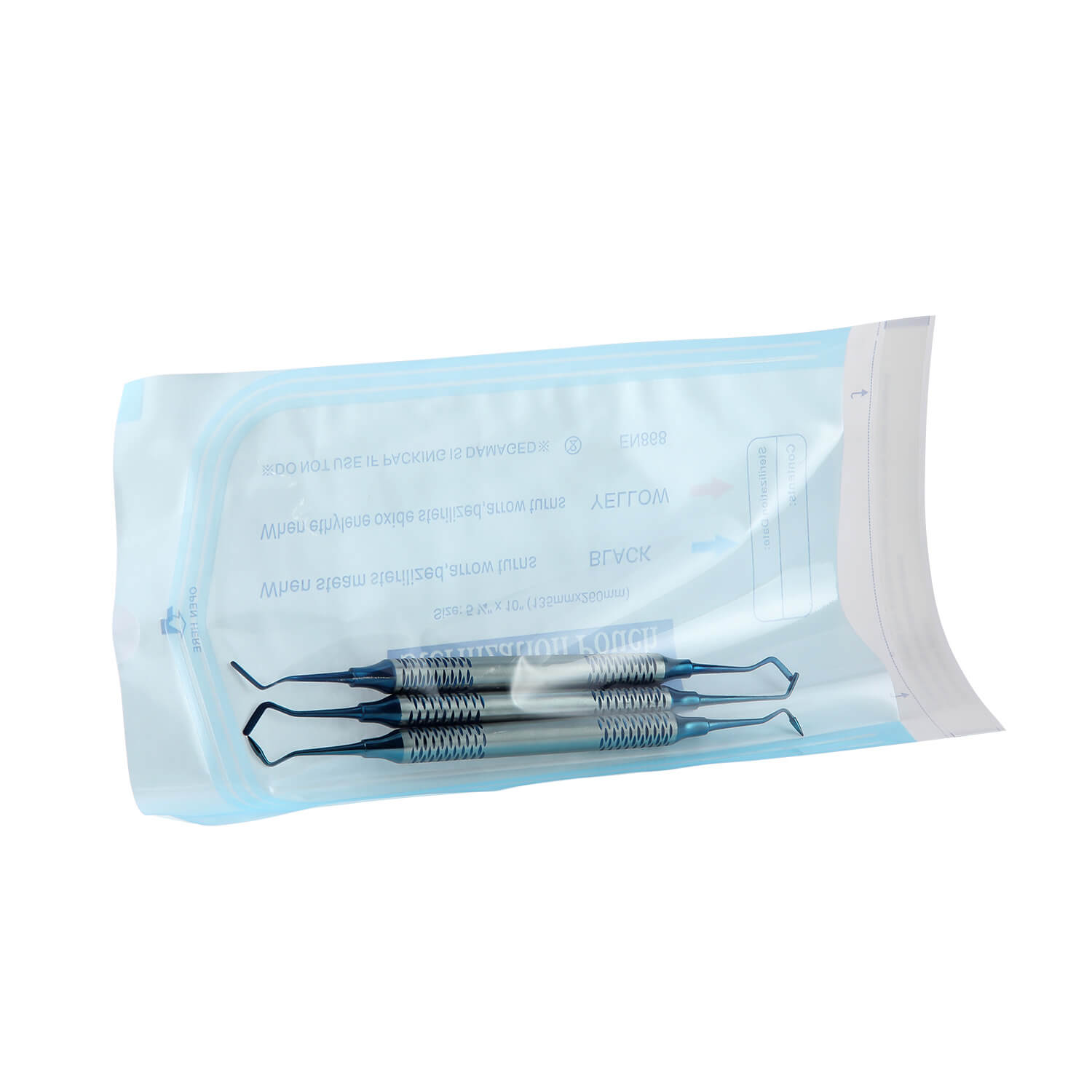 Dental Self-Sealing Sterilization Pouch 5.25”x10” 200pcs/Box - azdentall.com