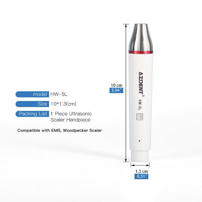 AZDENT Dental LED Ultrasonic Scaler Piezo Handpiece HW-5L Upgraded - azdentall.com