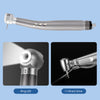 AZDENT Dental High and Low Speed Handpiece Kit Stainless Body Shadowless LED E-generator 4 Holes - azdentall.com