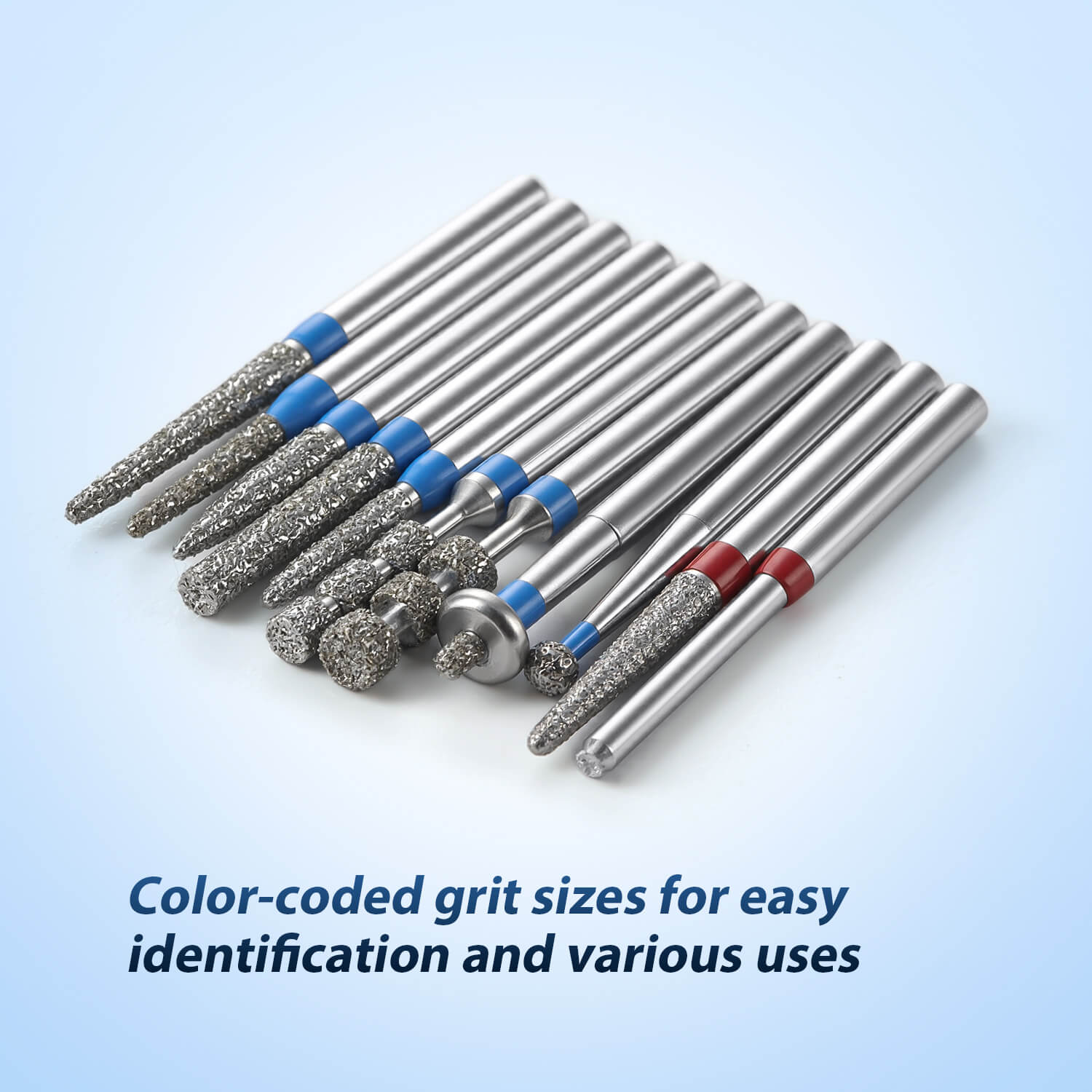Dental Diamond Bur All Ceramic Porcelain Kit FG 1.6mm 11pcs/Kit - azdentall.com