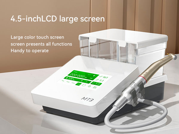 Woodpecker Dental MT3 Electric Motor Brushless with 1:5 Contra Angle & Water Supply System - azdentall.com