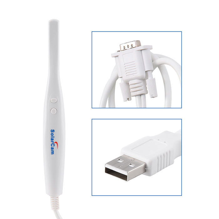 Dental USB Intraoral Camera Oral Endoscope 8 LED Lights VGA Interface 8GB SD Memory Card - azdentall.com