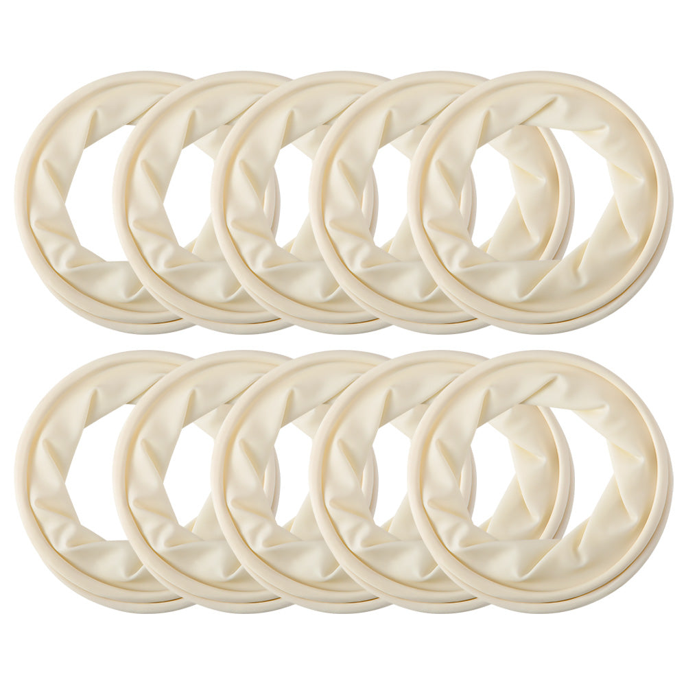 10 Pcs Dental Disposable Rubber Sterile Mouth Opener O Shape Lip Retractor White - azdentall.com