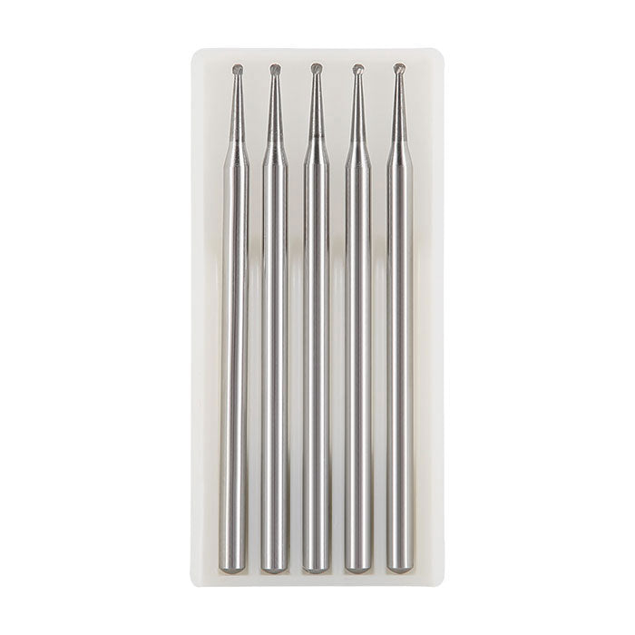 Dental Round Carbide Burs for Slow Speed Straight Nose Cone HP2/3/4/8 5pcs/Box - azdentall.com