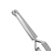 Dental Bracket Holder Tweezers Orthodontic Reverse Action Serrated Instruments 14cm - azdentall.com