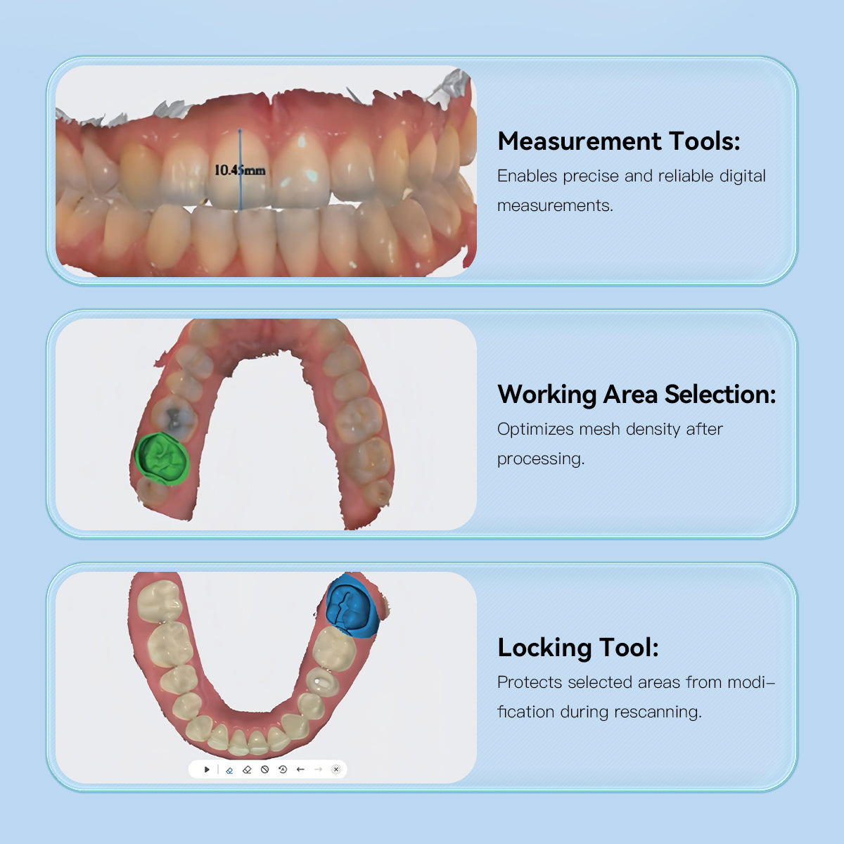 Dental 3D Intraoral Scanner with Software AI Tech Real Color CAD/CAM Digital Impression USB - azdentall.com