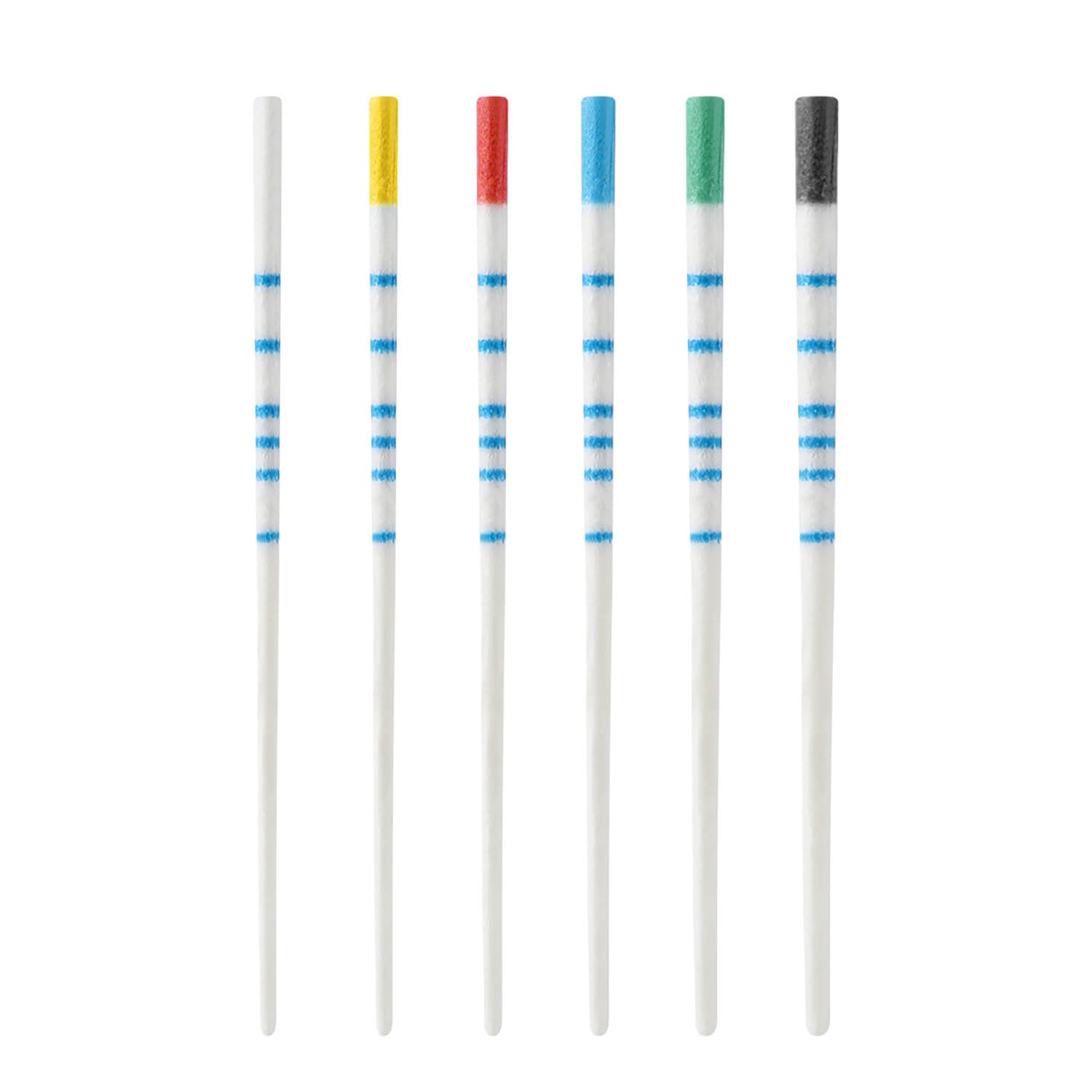 Absorbent Paper Points with Scale 15-40# Taper Size 0.06 Color Coded 100pcs/Box - azdentall.com