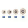 Dental Polishing Brush Wheel White Goat Hair 17mm/ 19mm/ 22mm/ 25mm 10pcs/Pack - azdentall.com