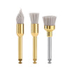 Dental Polishing Brush Flat/Sharp/Bowl For Contra Angle Handpiece Aluminium Oxide 10pcs/Kit - azdentall.com