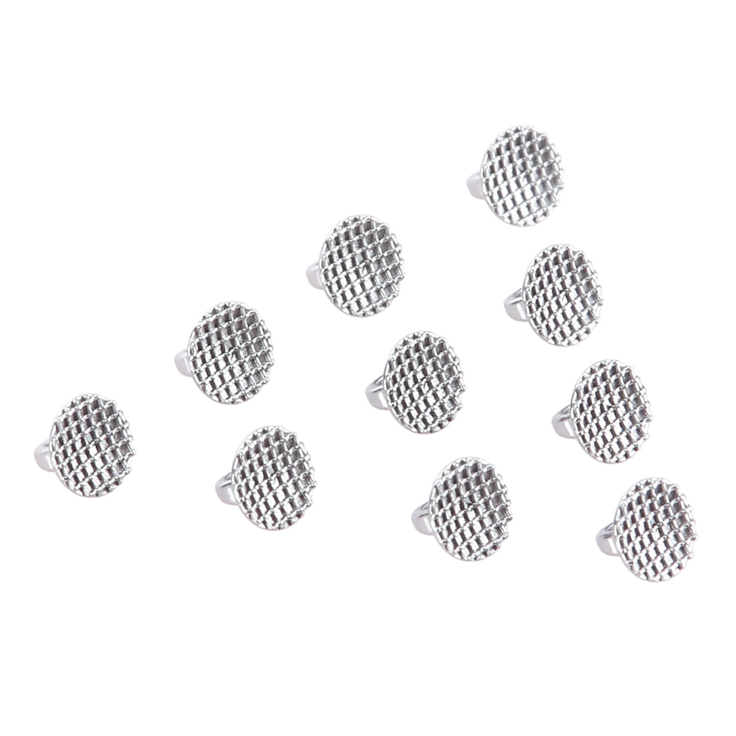 AZDENT Orthodontic Lingual Button Bondable Monoblock Direct Bond Eyelet Round Base 50pcs/Box - azdentall.com