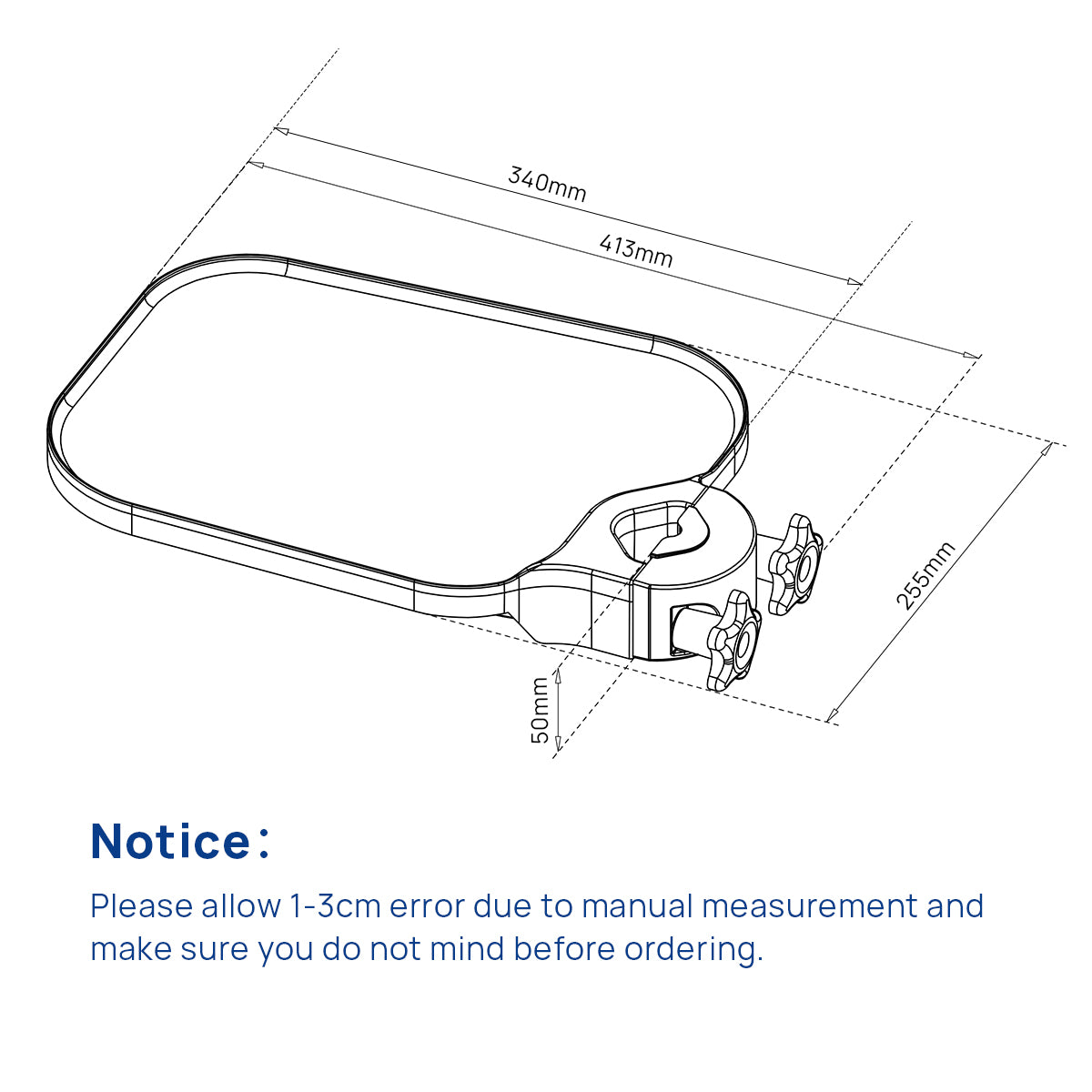 Dental Plastic Post Mounted Tray Table Chair Accessories - azdentall.com