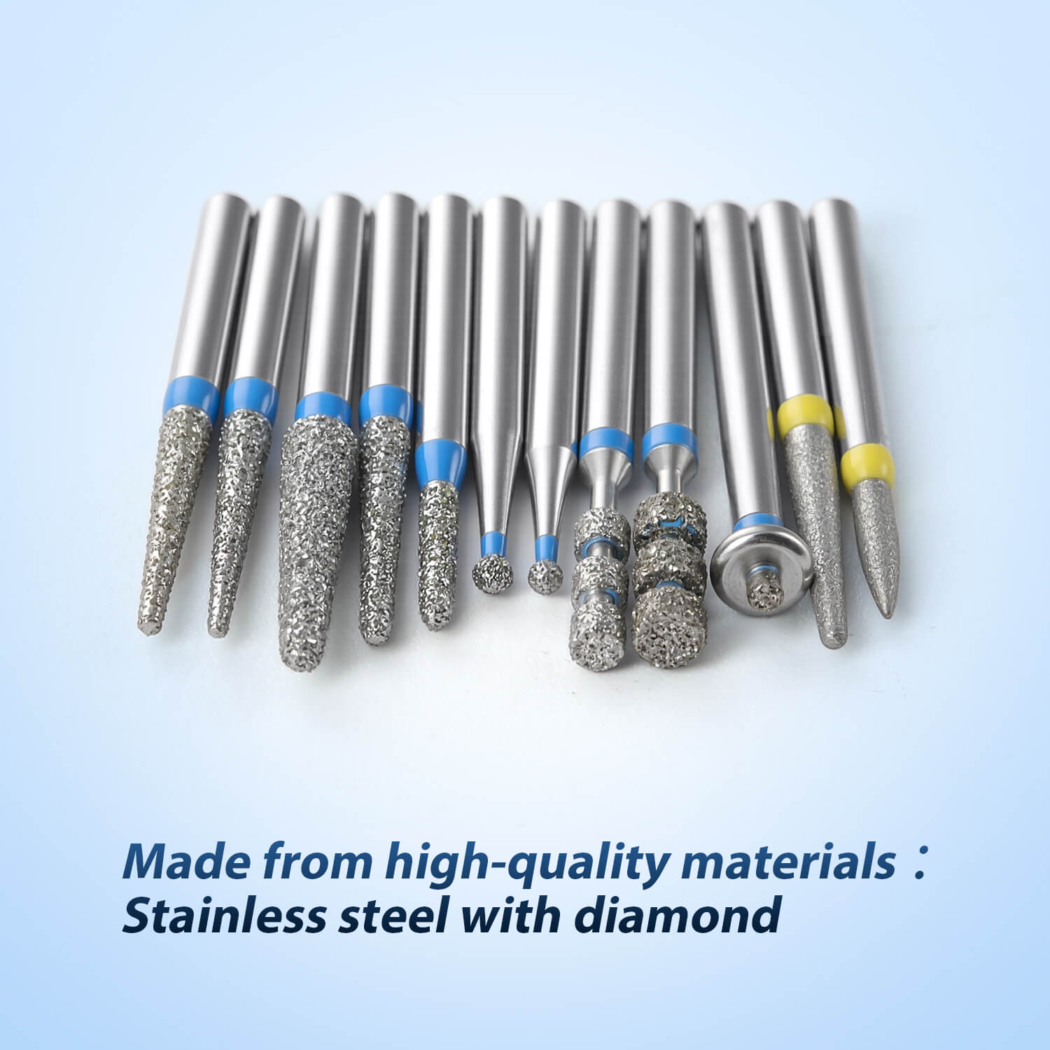 Dental Diamond Bur Anterior Veneer Kit FG 1.6mm 12pcs/Kit - azdentall.com
