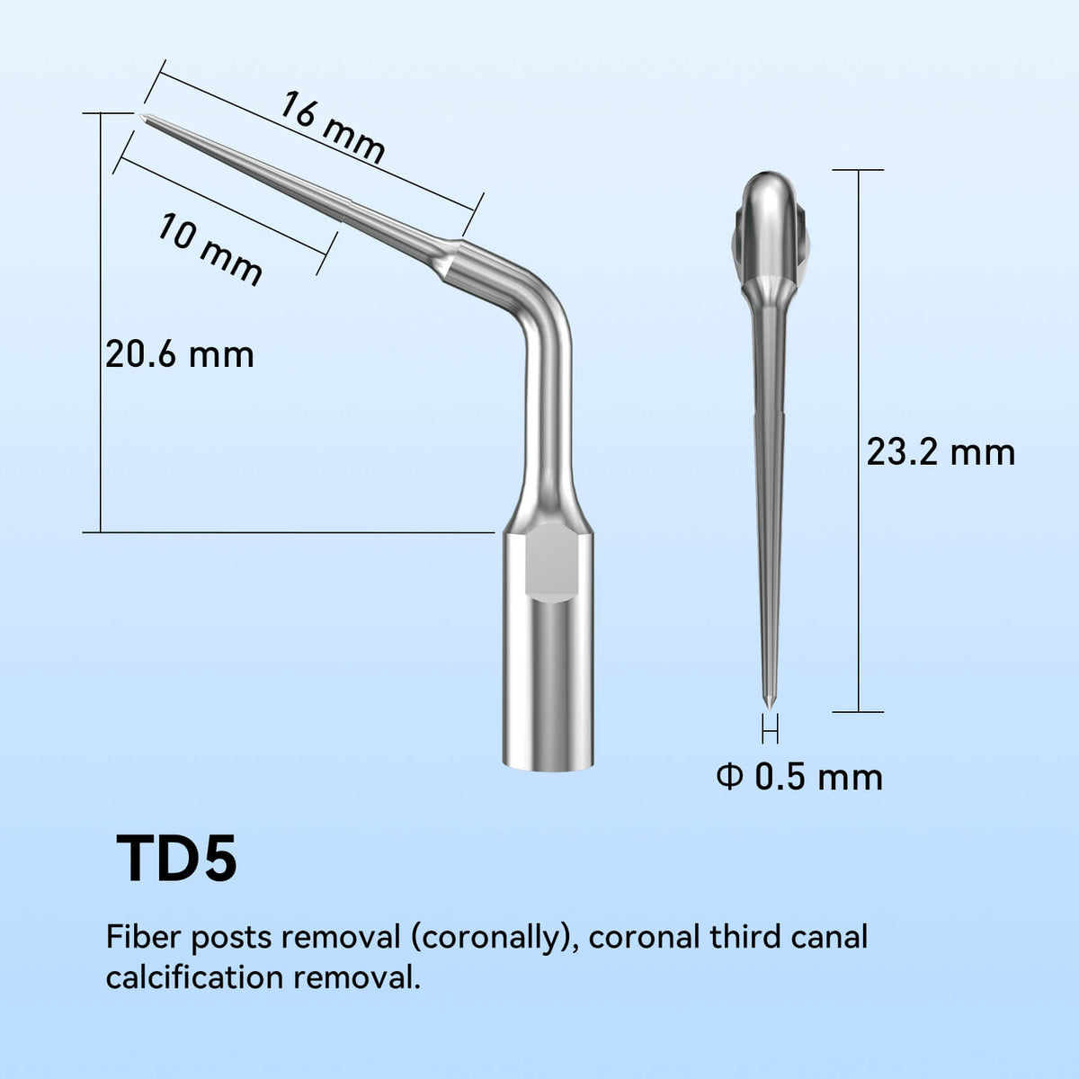 Woodpecker Dr. Talal's Endo Kit Ultrasonic Tips TD1-TD6 6Pcs/Kit - azdentall.com