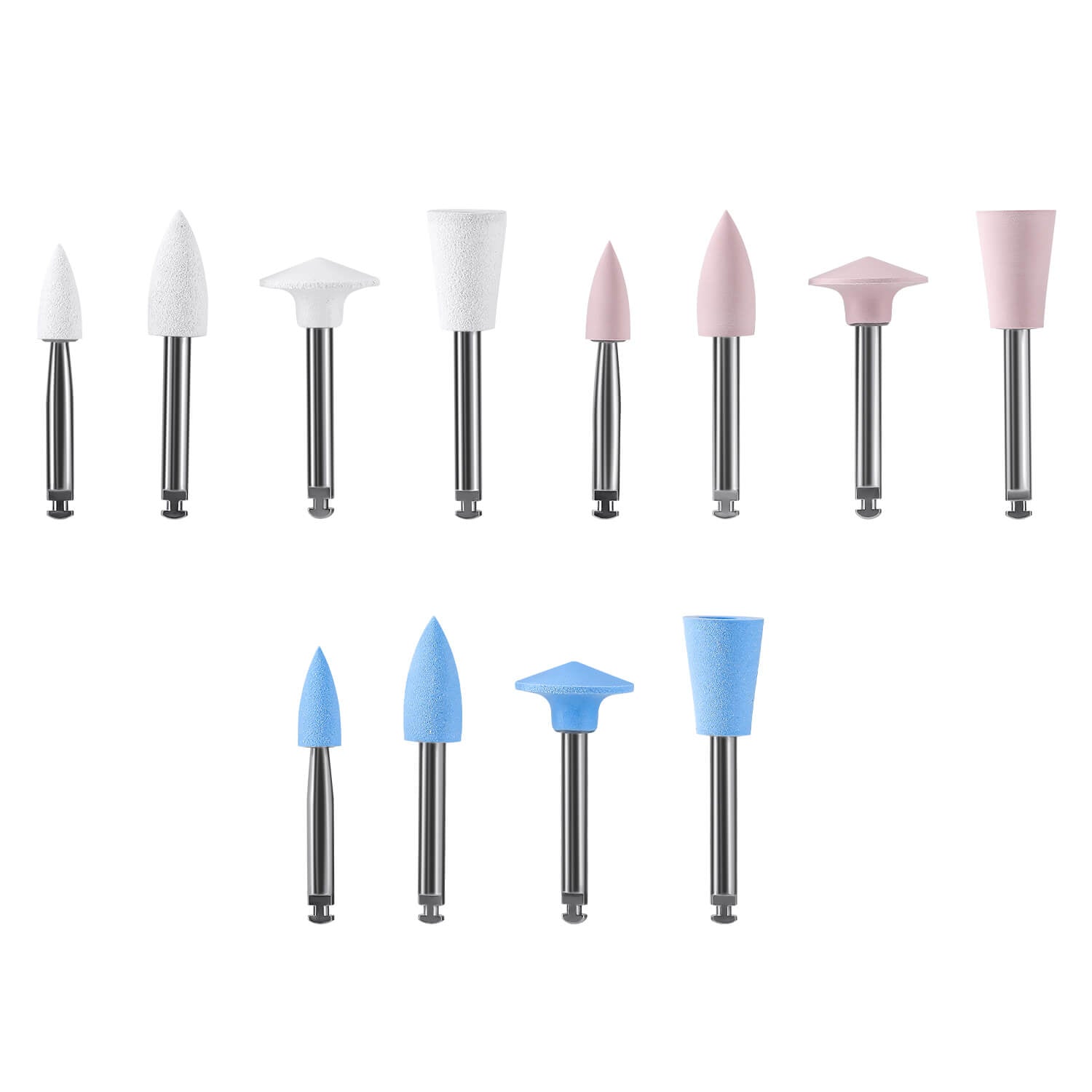 Dental Silicone Polishing Resin RA Composite Polisher Kit for Contra Angle Handpiece 12pcs/Box - azdentall.com