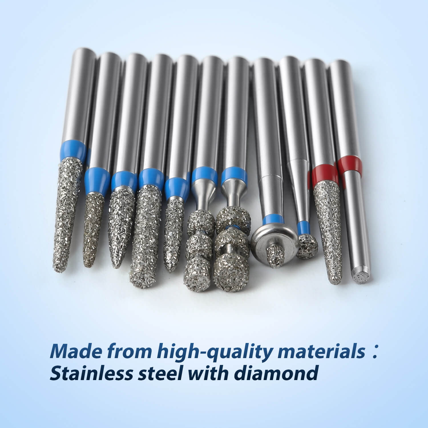Dental Diamond Bur All Ceramic Porcelain Kit FG 1.6mm 11pcs/Kit - azdentall.com