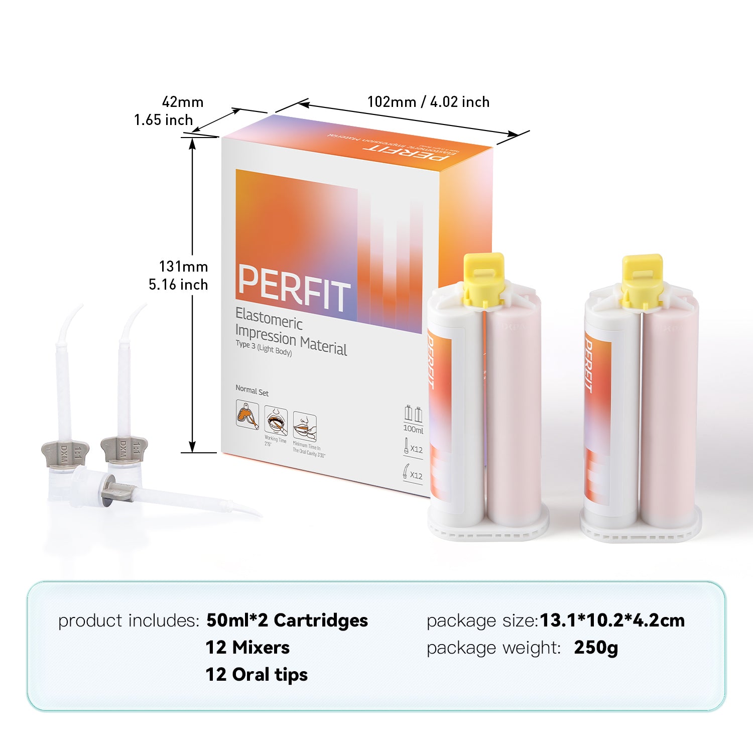 Express Light Body Fast Set Dental Impression Material Light Body Normal/Fast Set – AZDENT