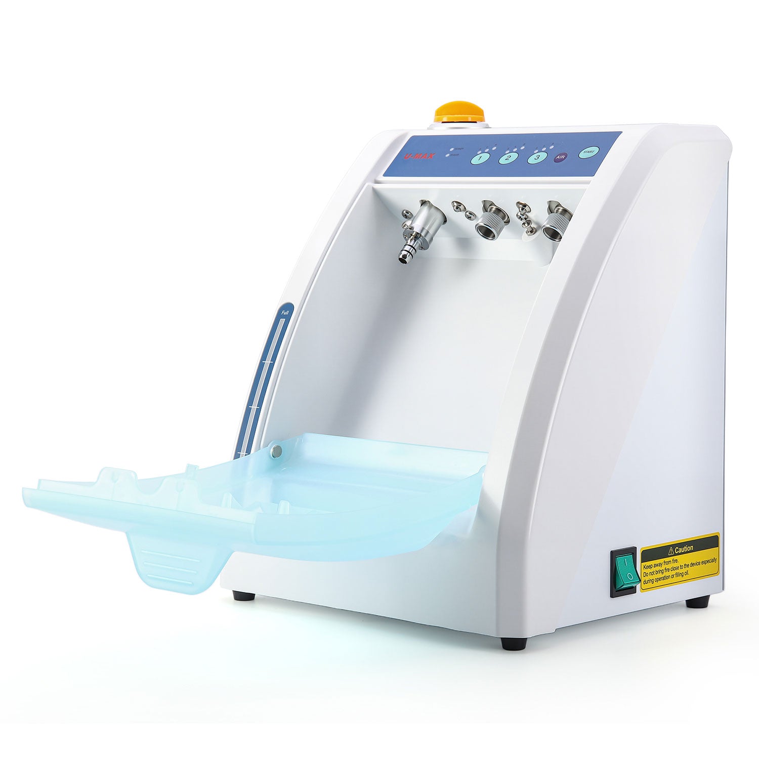 Dental Automatic Handpiece Maintenance Lubrication System Oiling Cleaner Machine Blue/Grey - azdentall.com