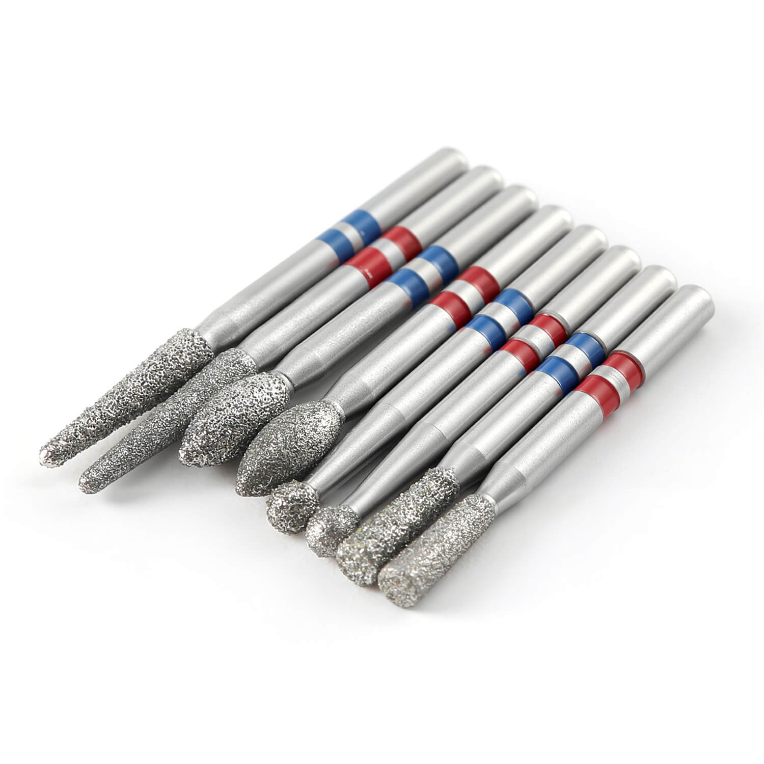 AZDENT Dental Zirconia Diamond Bur Kit FG 1.6mm Blue 8pcs/Box - azdentall.com