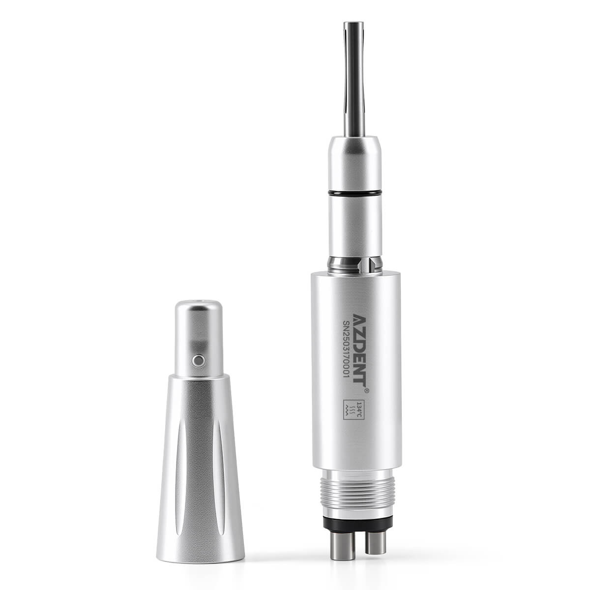 AZDENT Dental Hygiene Prophy Handpiece Air Motor 4 Holes with 3 Nose Cones - azdentall.com
