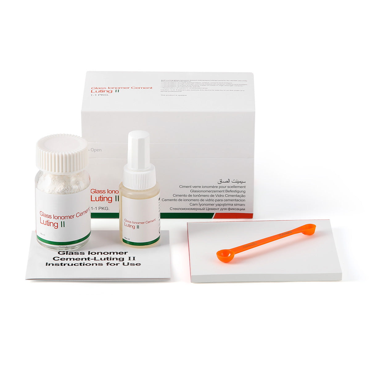 Dental Glass Ionomer Cement Permanent Adhesion For Teeth Crowns Bridge Powder And Liquid - azdentall.com