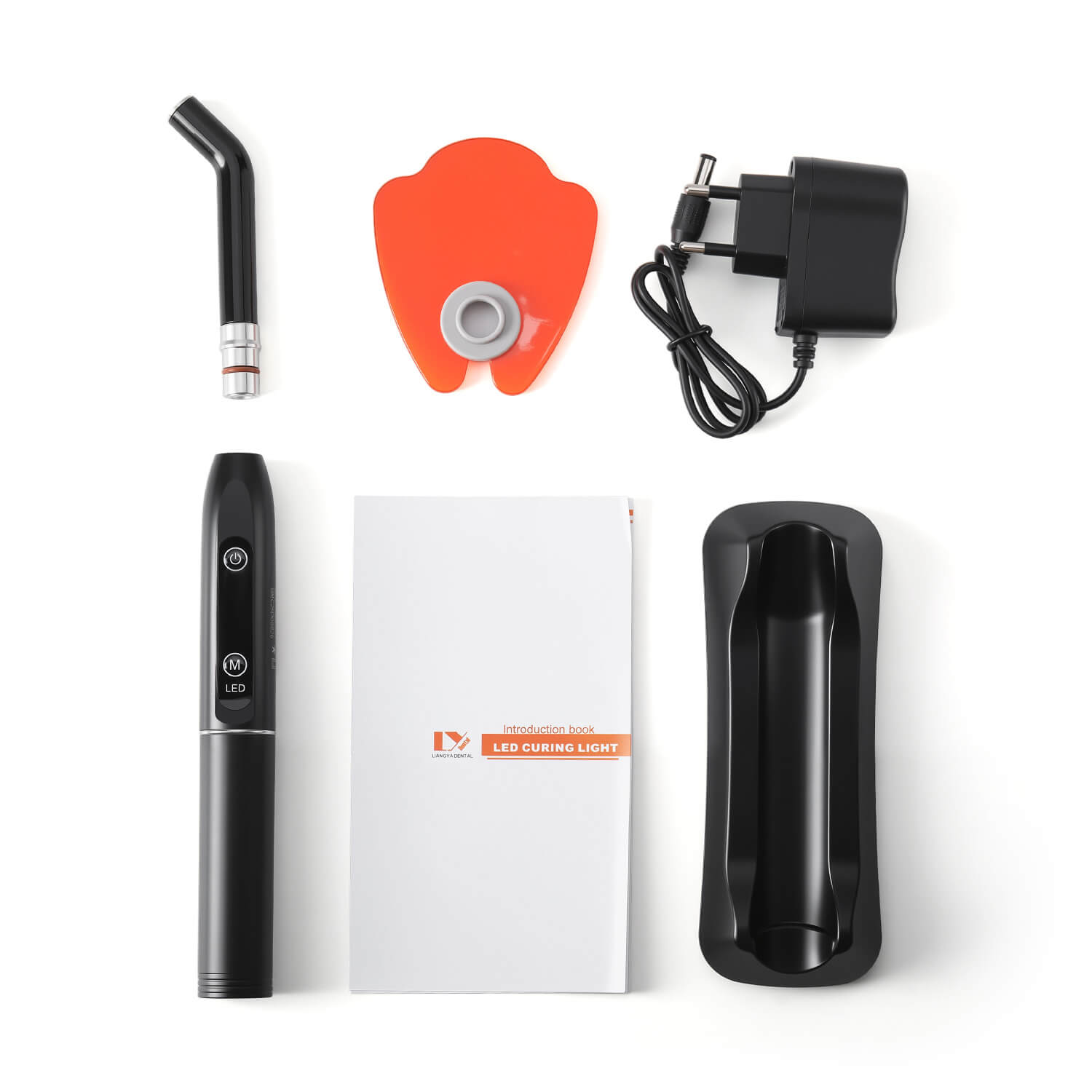 Dental LED Curing Light Lamp 1 Second Cure Adjustable Power 2400mW/cm² - azdentall.com