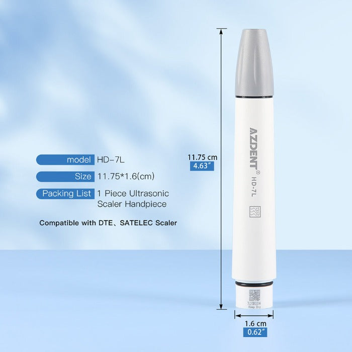 AZDENT Dental LED Ultrasonic Scaler Piezo Handpiece HD-7L Upgraded - azdentall.com