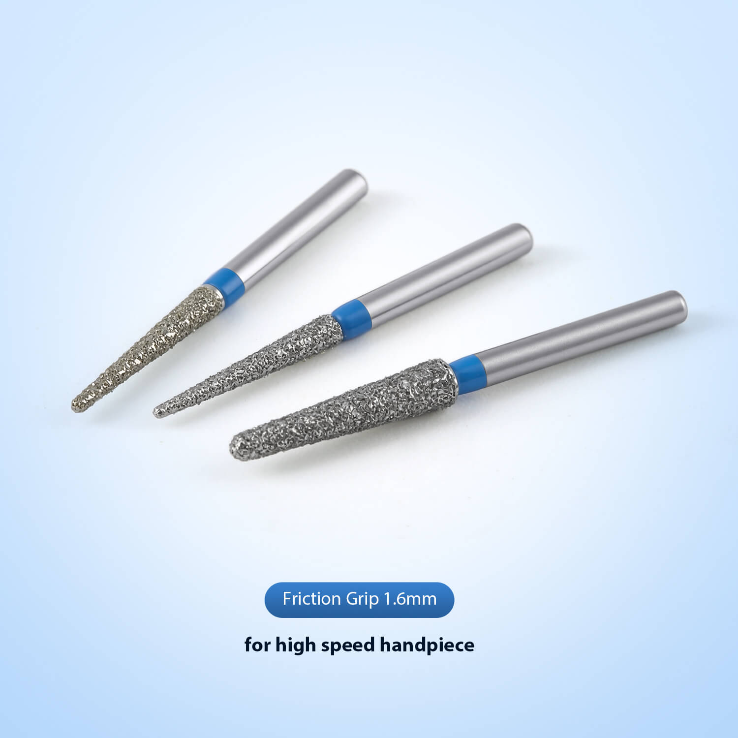 Dental Diamond Bur Anterior Veneer Kit FG 1.6mm 12pcs/Kit - azdentall.com