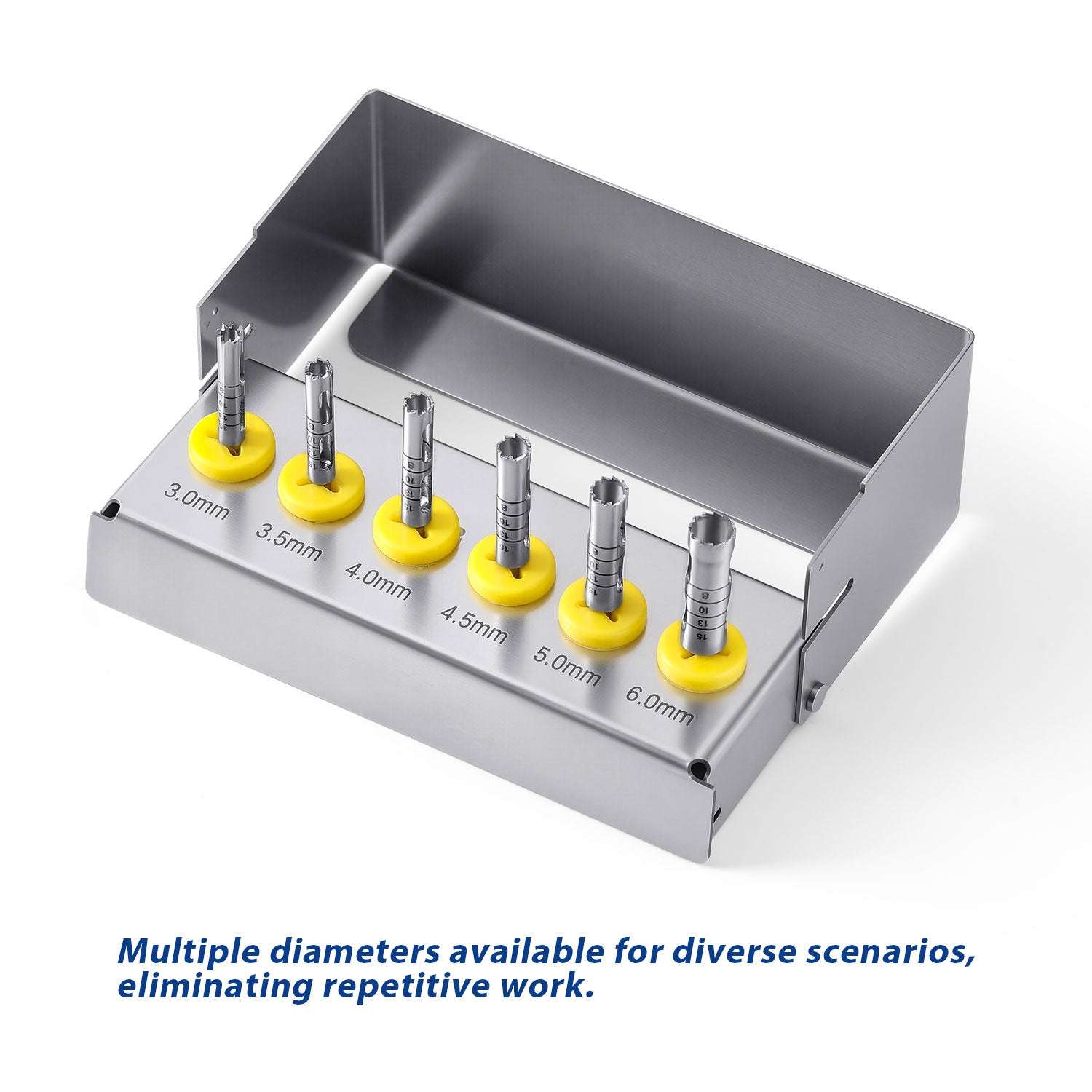 Dental Implant Bone Trephine Drill Surgical Instrument Long Type 6pcs/Set - azdentall.com