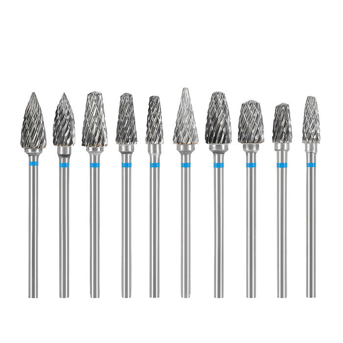 Dental Carbide Drills Cutter Burs Kit HP 2.35mm Type A/G/J 10pcs/Box - azdentall.com