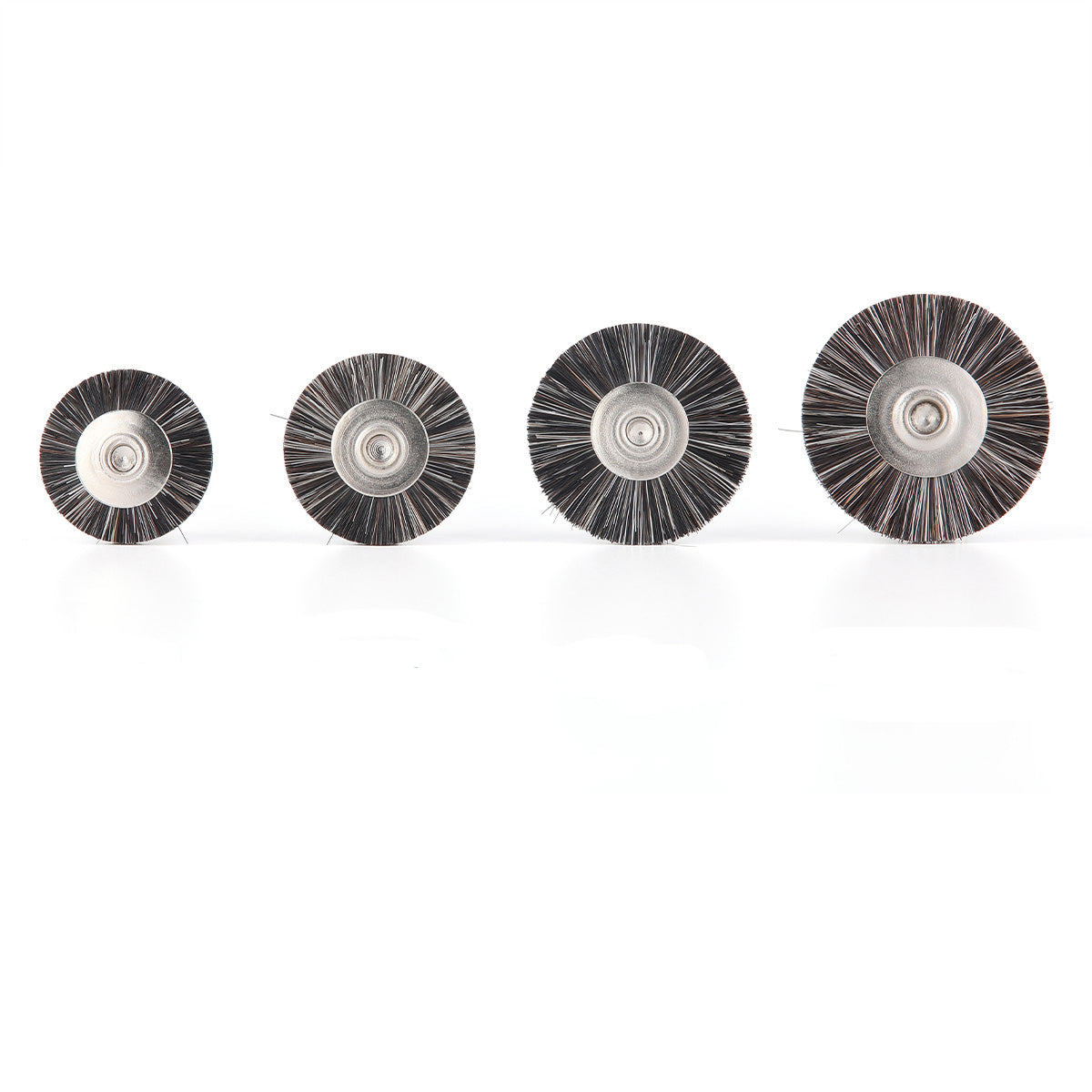 Dental Polishing Brush Wheel Grey Goat Hair 17mm/ 19mm/ 22mm/ 25mm 10pcs/Pack - azdentall.com