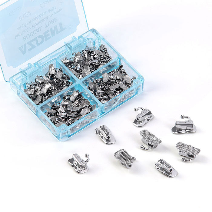 AZDENT Buccal Tube 1st Molar Bondable Split Non-Convertible MBT 0.022 50Sets/Box (UR UL LL & LR) - azdentall.com