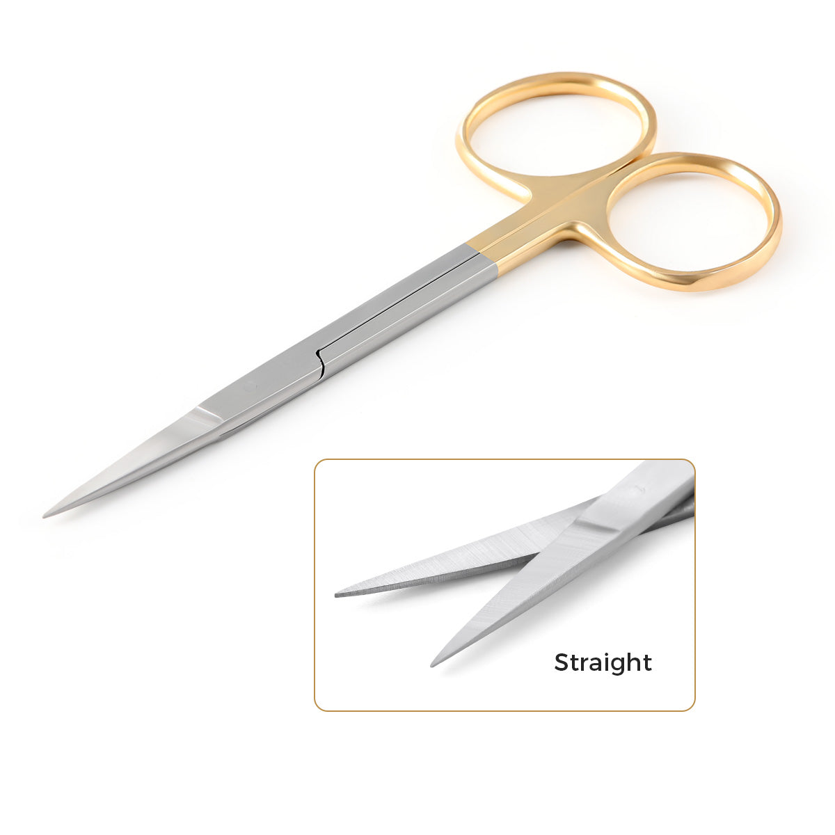 Dental Surgical Operating Scissors Stainless Steel Straight/Curved Tip SHARP Instrument - azdentall.com