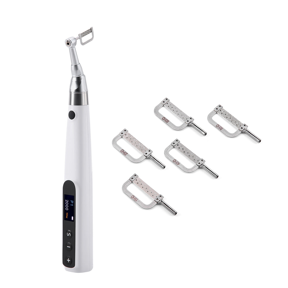 Dental Wireless Electric Orthodontic Handpiece Interproximal System Prophy Motor & 5pcs Strips - azdentall.com