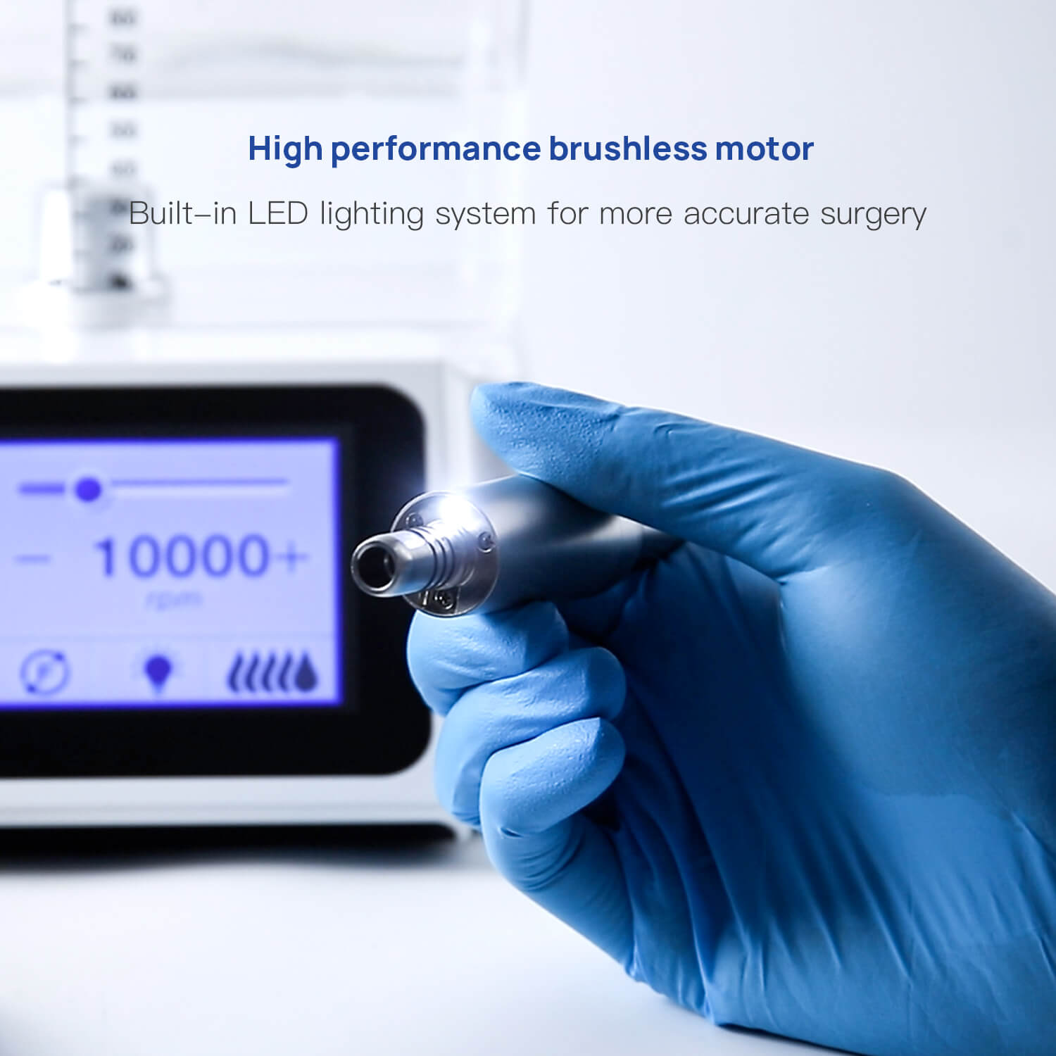 AZDENT LED Electric Brushless Surgery Motor System + 1:5 LED Electric