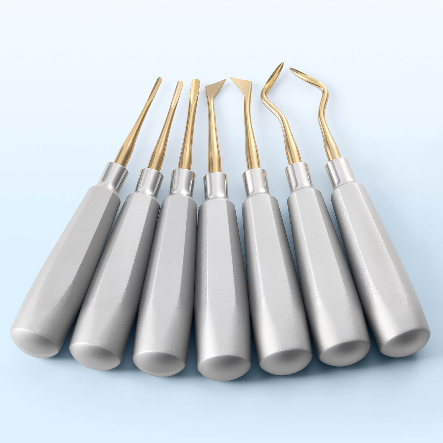 Dental Tooth Extracting Elevators Gold Tips - azdentall.com